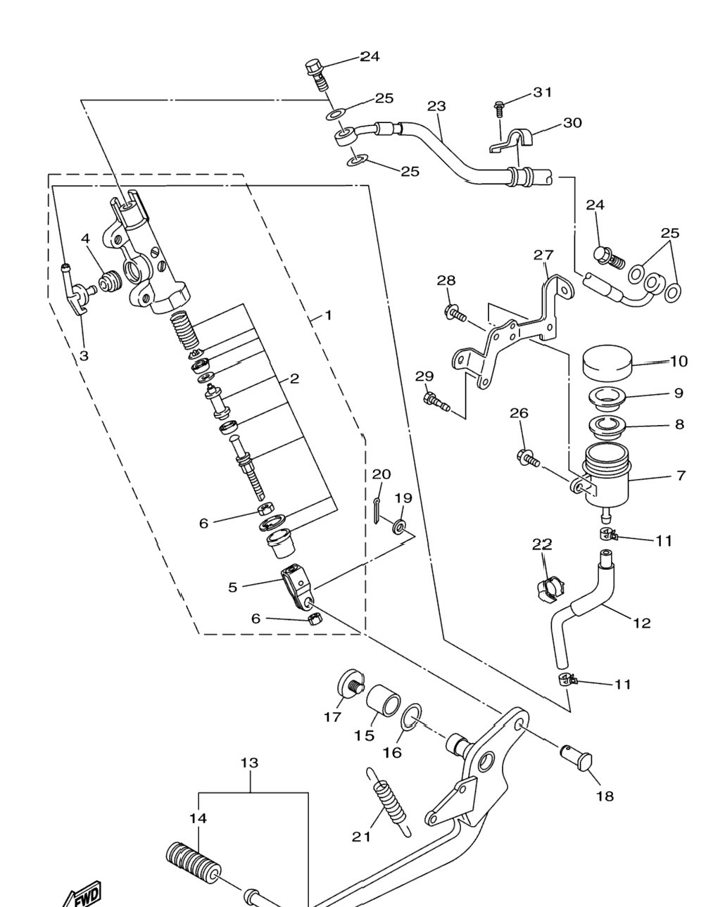 Rear Master Cylinder