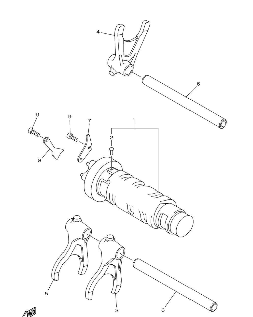 Shift Cam Fork
