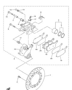 Нажмите для увеличения Rear Brake Caliper