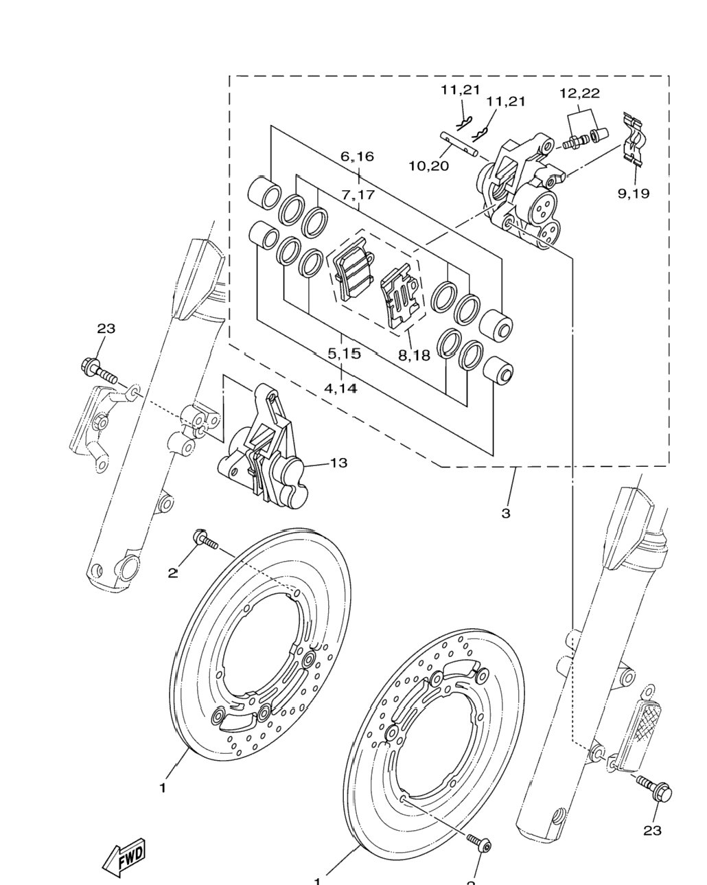 Front Brake Caliper