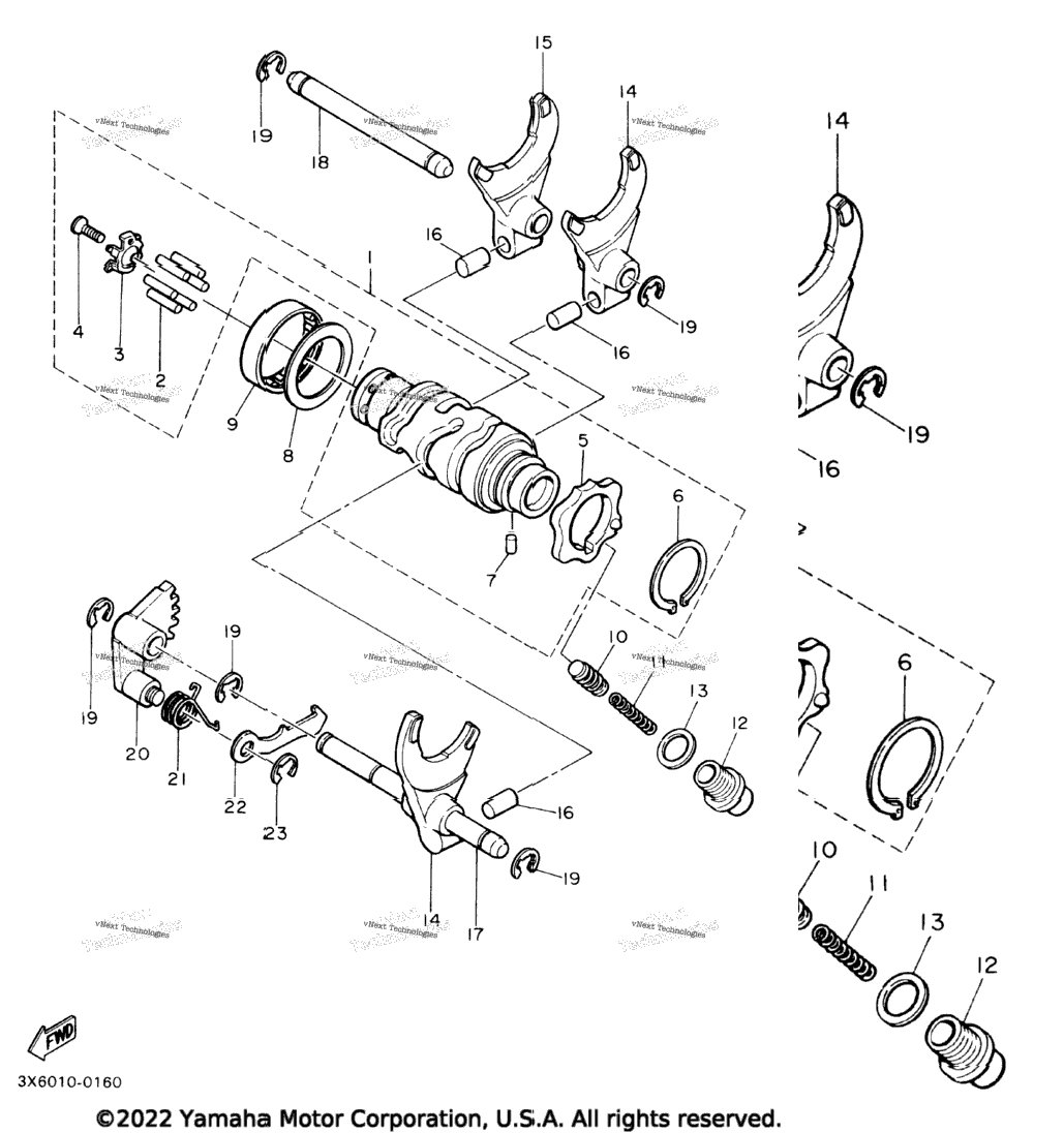 Shift Cam Fork