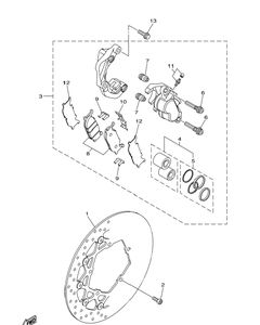 Front Brake Caliper