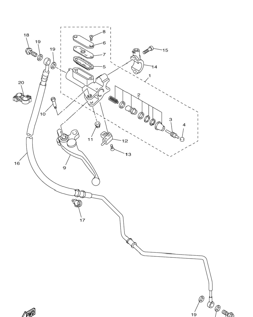 Front Master Cylinder 2