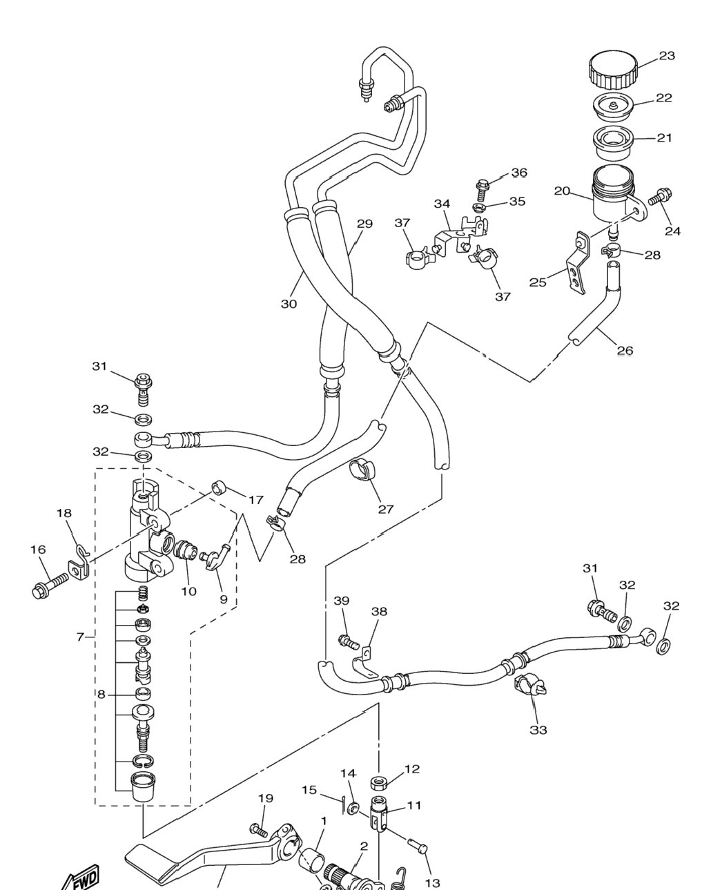Rear Master Cylinder