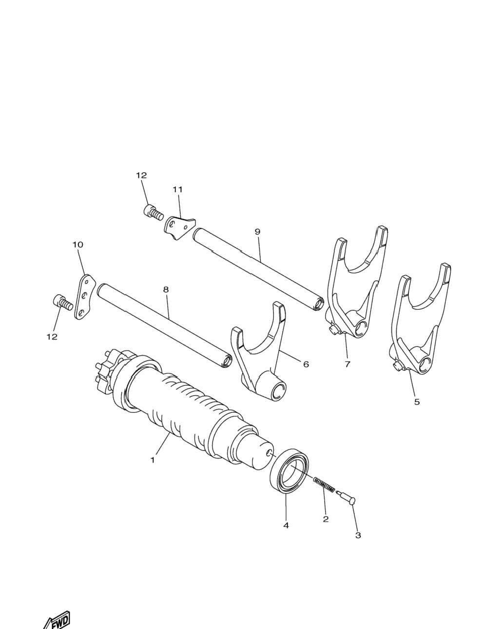Shift Cam Fork