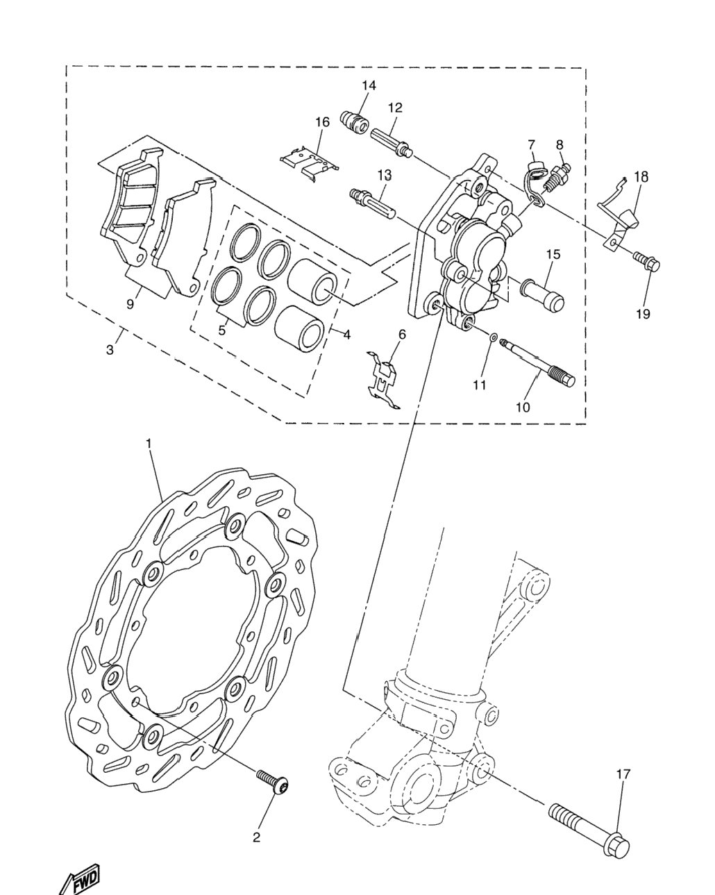 Front Brake Caliper