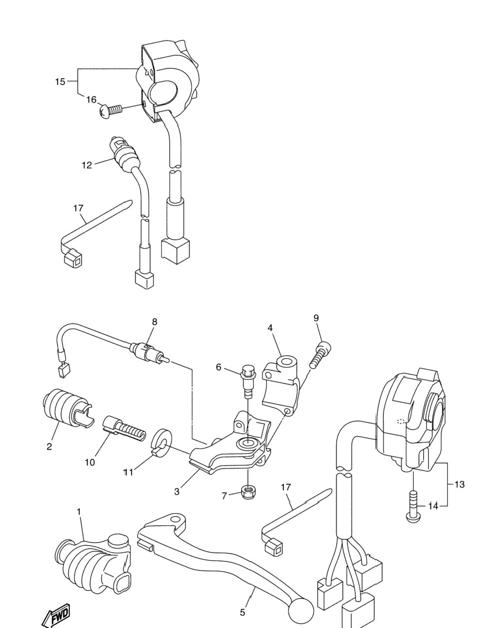 Handle Switch Lever