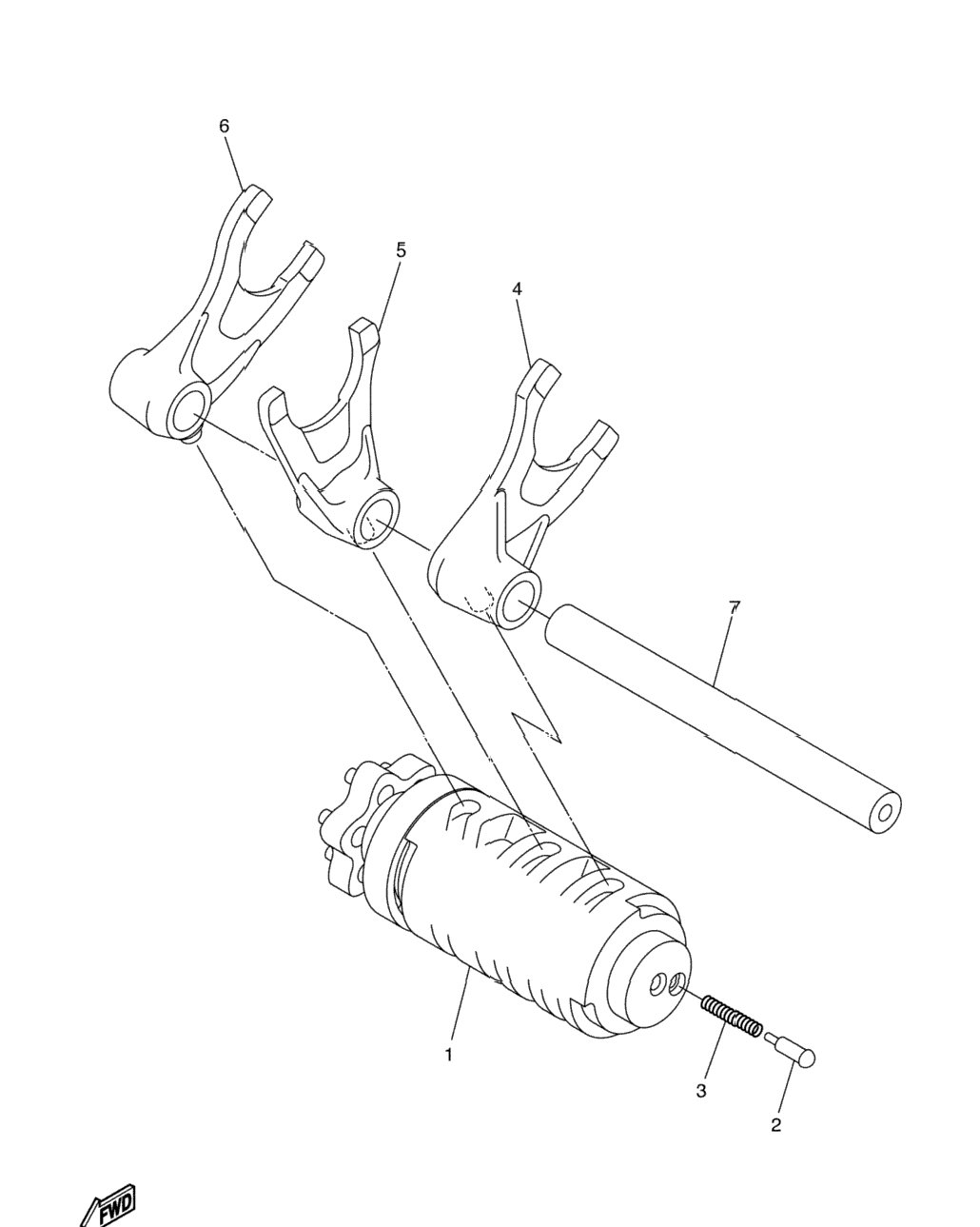 Shift Cam Fork
