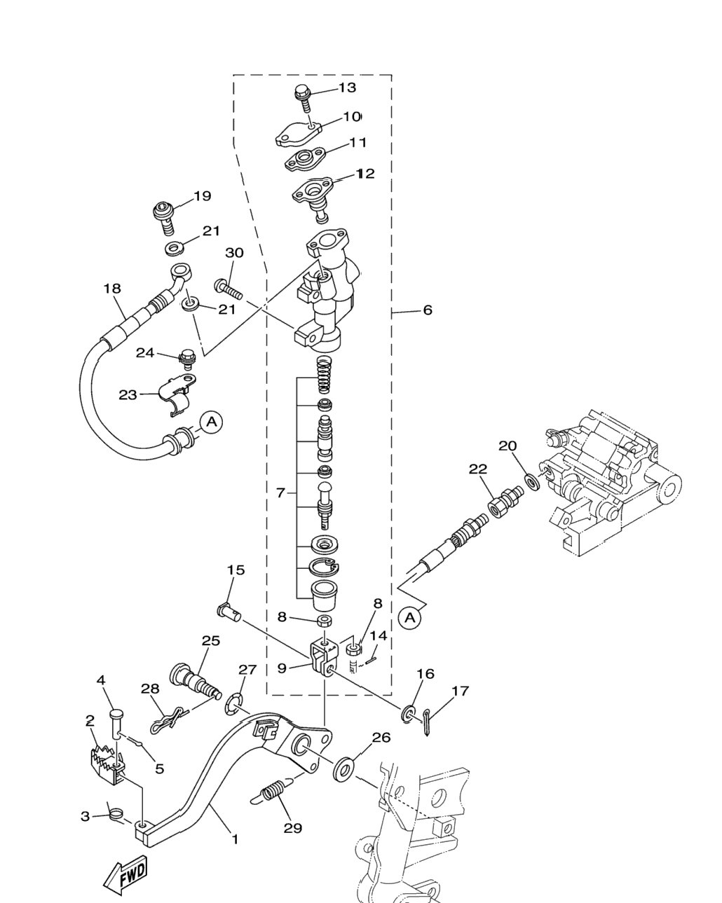 Rear Master Cylinder