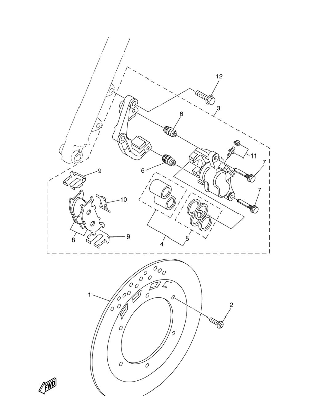 Front Brake Caliper