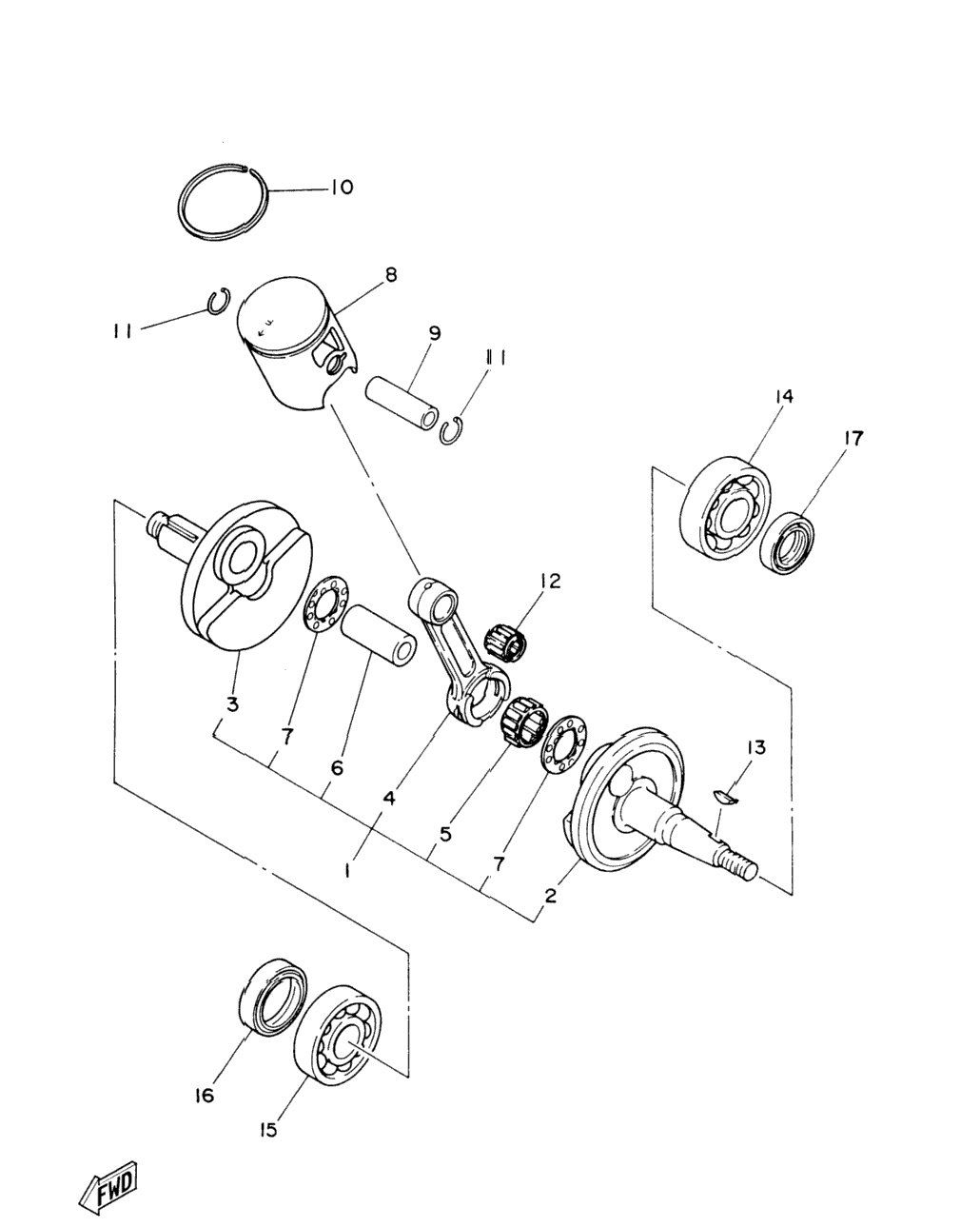Crankshaft Piston
