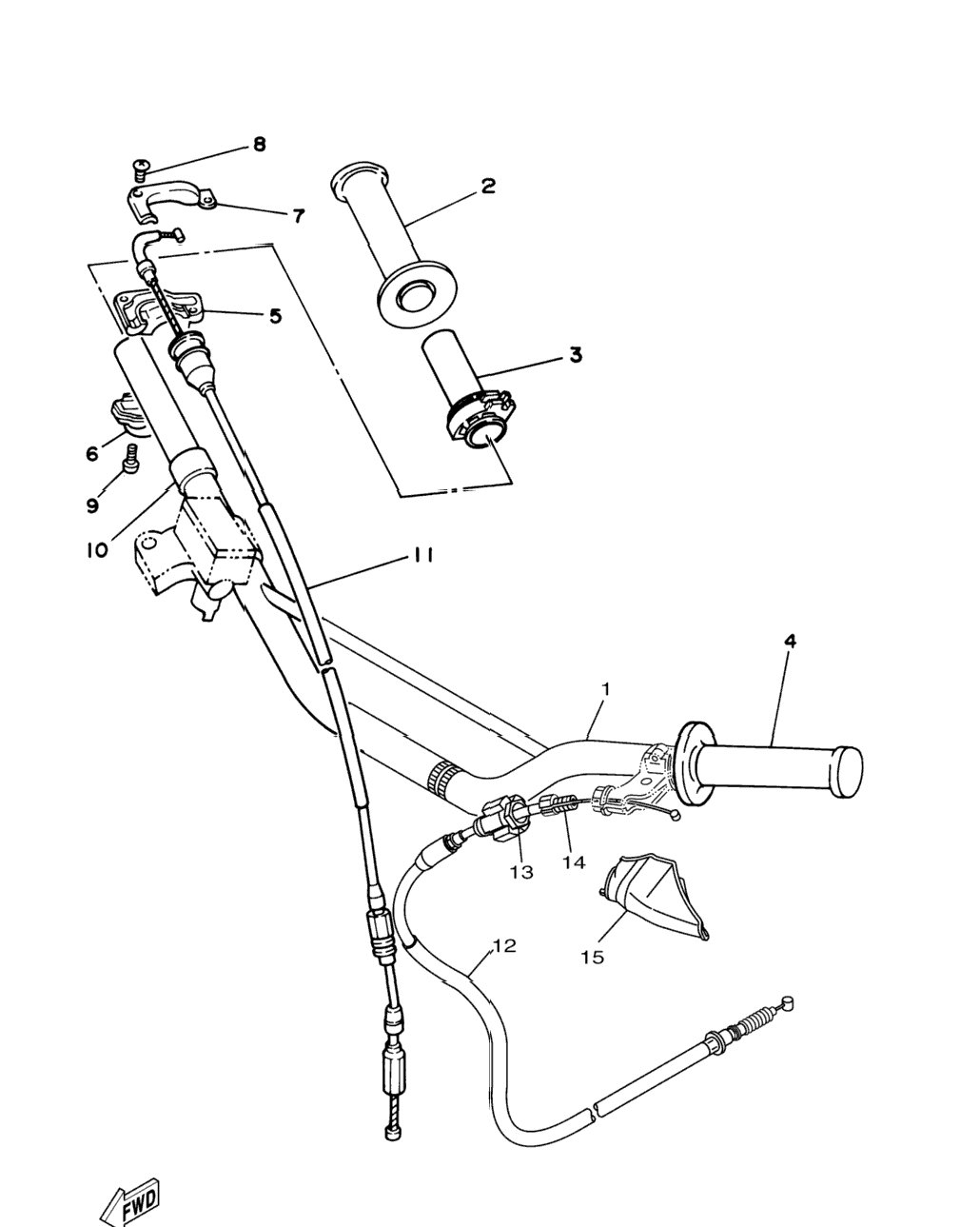 Steering Handle Cable