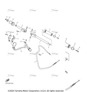 Нажмите для увеличения Steering Handle Cable