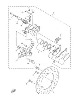 Нажмите для увеличения Rear Brake Caliper