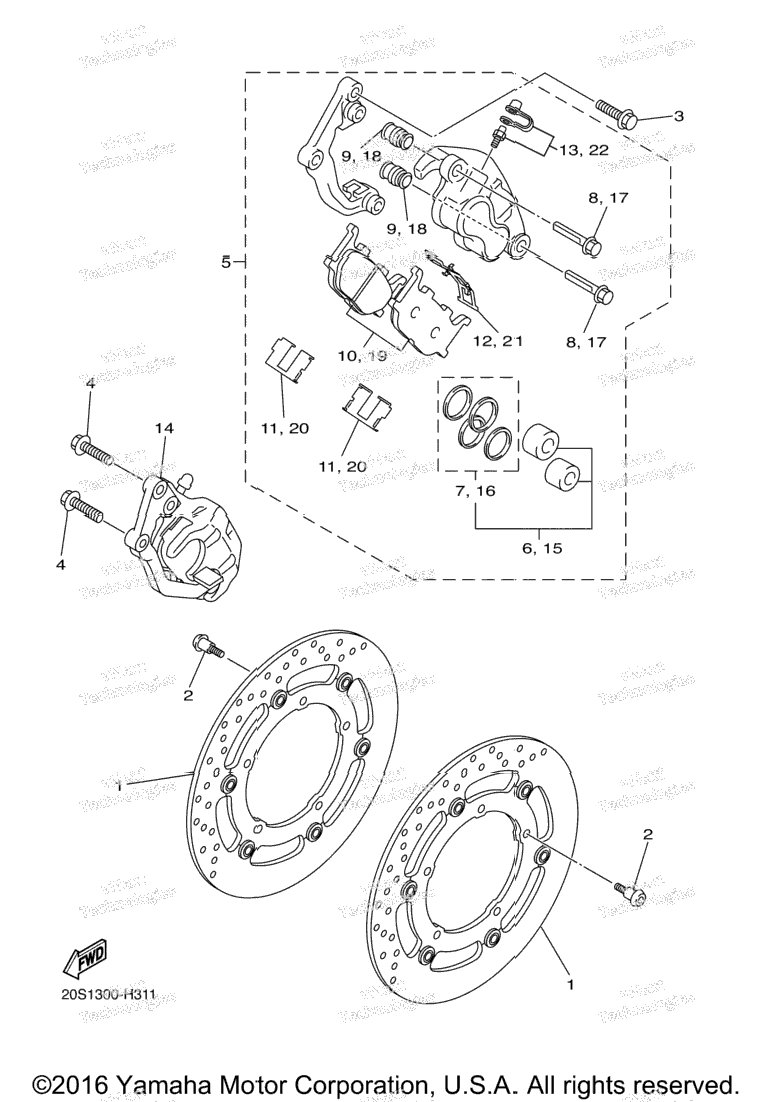 Front Brake Caliper