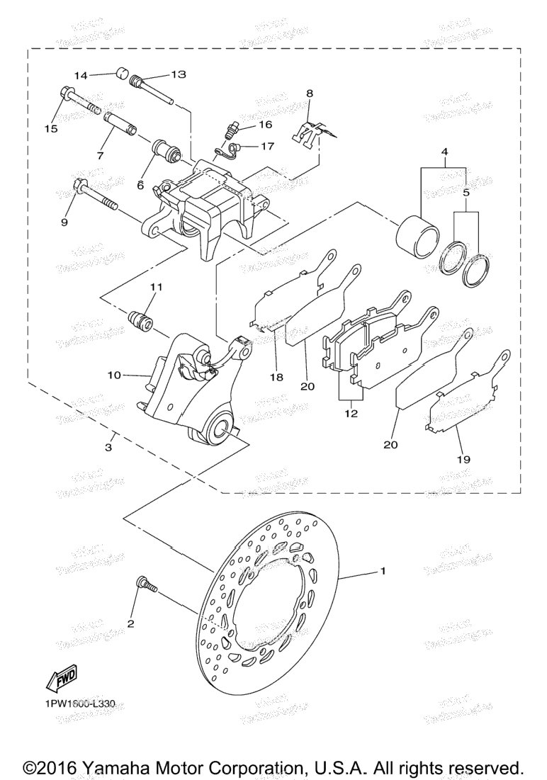 Rear Brake Caliper