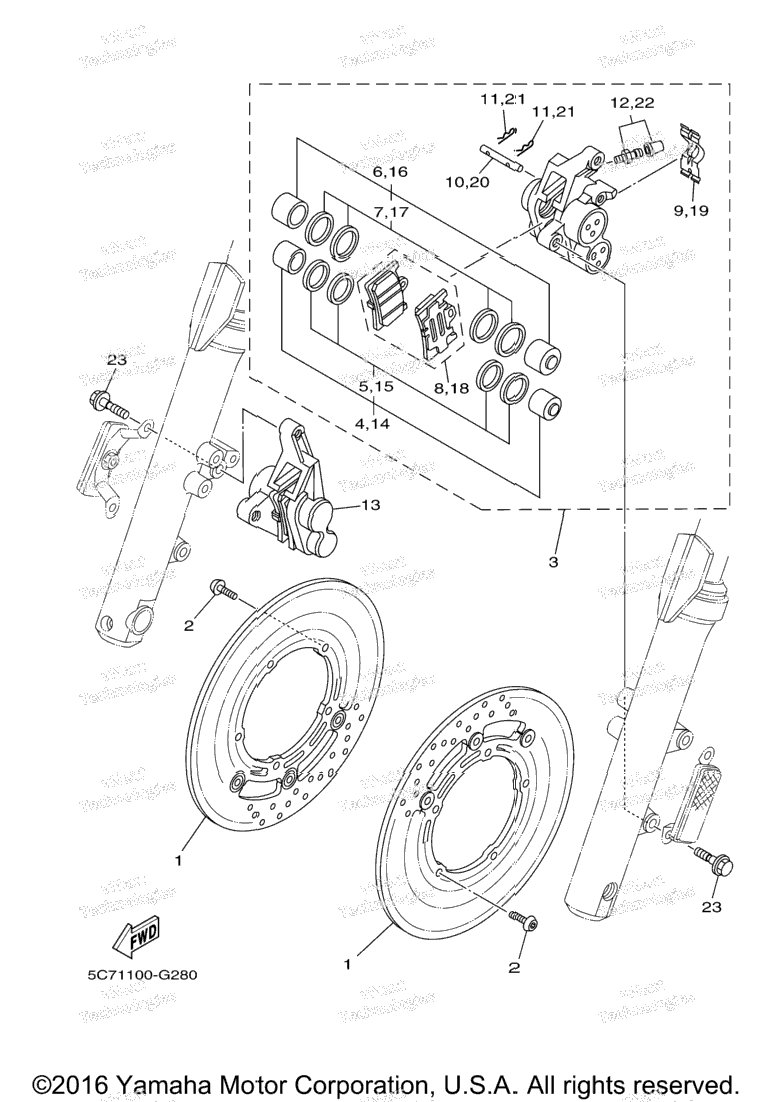 Front Brake Caliper