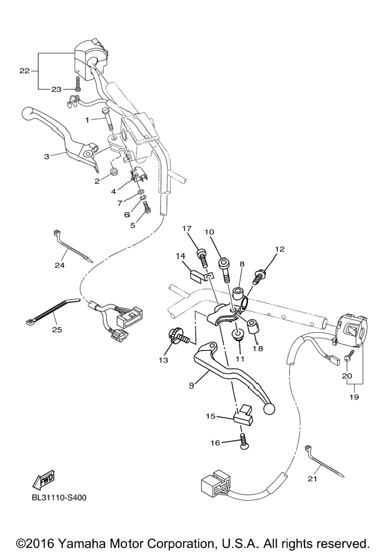 Handle Switch Lever