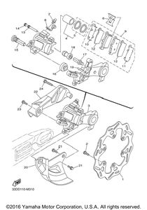 Нажмите для увеличения Rear Brake Caliper