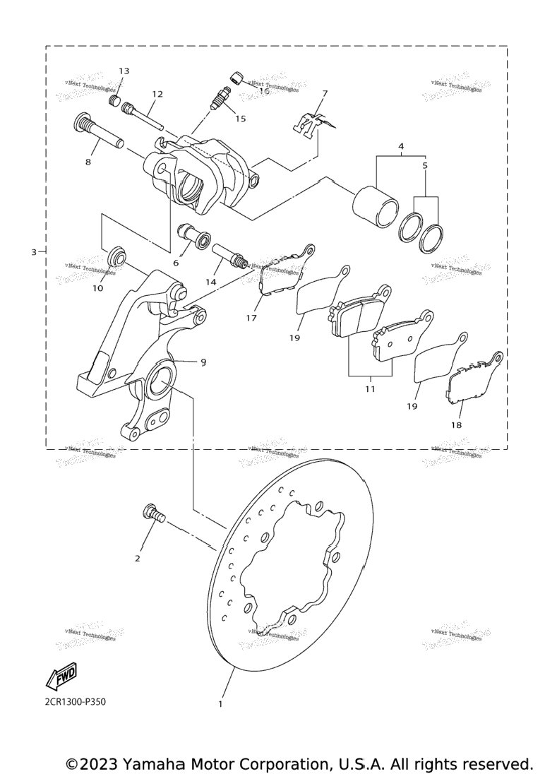 Rear Brake Caliper