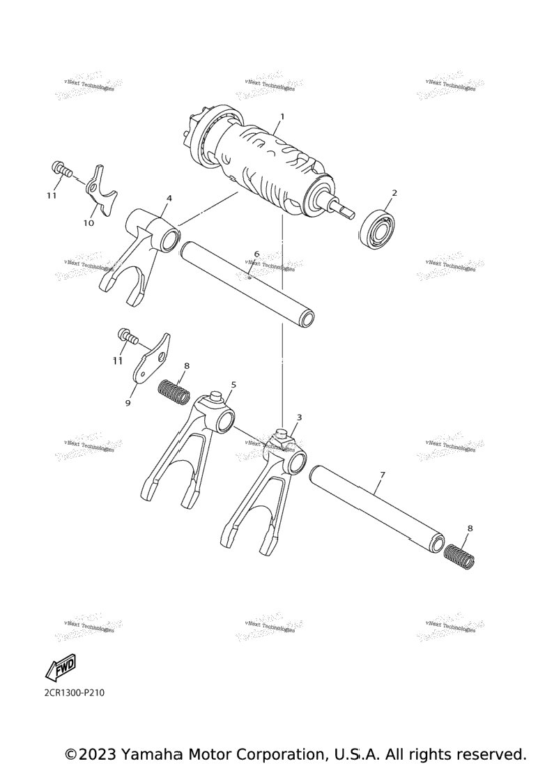 Shift Cam Fork