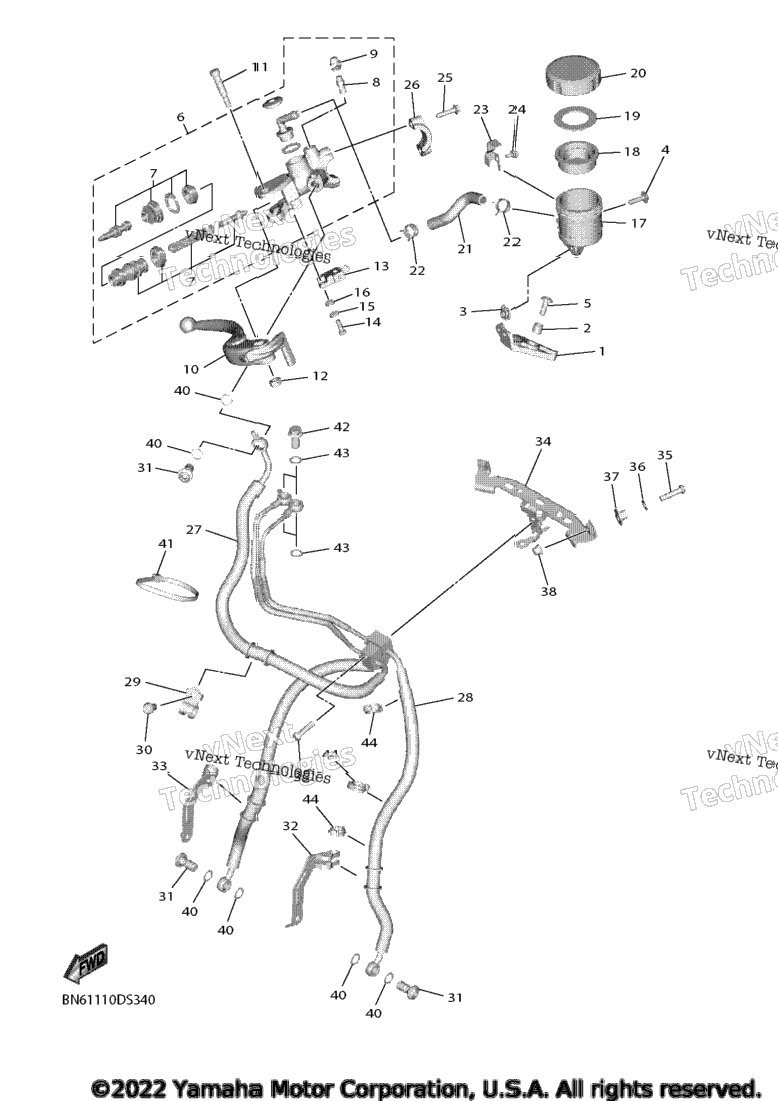 Front Master Cylinder