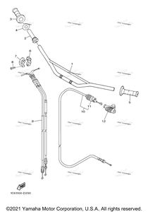 Нажмите для увеличения Steering Handle Cable