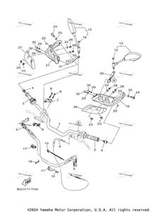 Нажмите для увеличения Steering Handle Cable