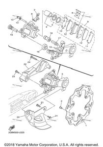 Нажмите для увеличения Rear Brake Caliper
