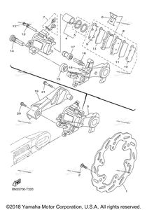 Нажмите для увеличения Rear Brake Caliper