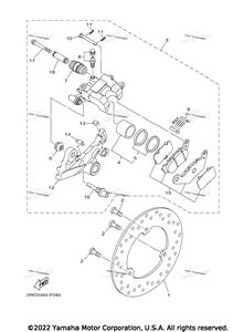 Нажмите для увеличения Rear Brake Caliper