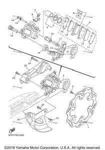 Нажмите для увеличения Rear Brake Caliper