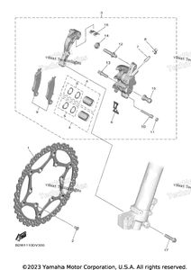 Нажмите для увеличения Front Brake Caliper