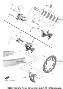 Нажмите для увеличения Rear Brake Caliper