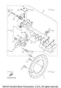 Нажмите для увеличения Rear Brake Caliper