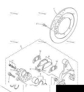 Нажмите для увеличения Rear Brake Caliper