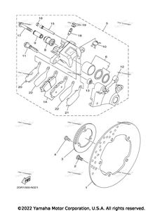 Нажмите для увеличения Rear Brake Caliper