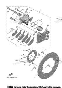 Нажмите для увеличения Rear Brake Caliper
