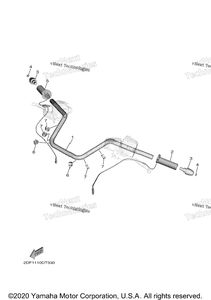 Нажмите для увеличения Steering Handle & Cable