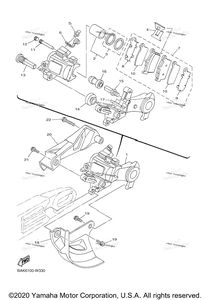 Нажмите для увеличения Rear Brake Caliper