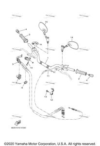 Нажмите для увеличения Steering Handle Cable