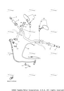 Нажмите для увеличения Steering Handle Cable