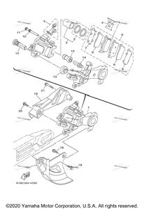 Нажмите для увеличения Rear Brake Caliper