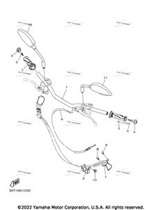 Нажмите для увеличения Steering Handle & Cable