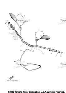 Нажмите для увеличения Steering Handle & Cable