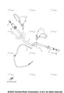 Нажмите для увеличения Steering Handle & Cable