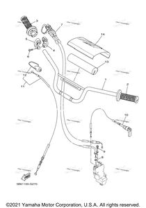 Нажмите для увеличения Steering Handle & Cable