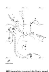 Нажмите для увеличения Steering Handle & Cable