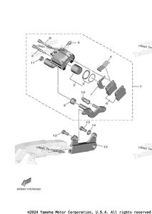 Нажмите для увеличения Rear Brake Caliper