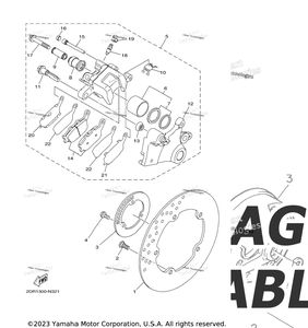 Нажмите для увеличения Rear Brake Caliper